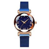 Luxury Rose Gold Women Watches Fashion Diamond Ladies Starry Sky Magnet Watch Waterproof Female Wristwatch For Gift Clock 2019 - Betterwordz